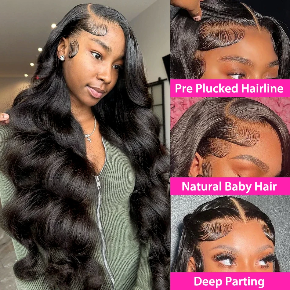 40-Inch Body Wave HD Lace Front Wig - Brazilian Human Hair - view 3