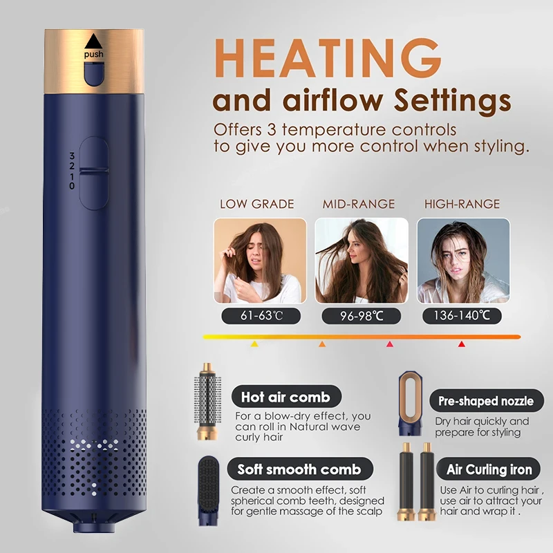 5-in-1 Ionic Hair Dryer & Styling Set - view 5