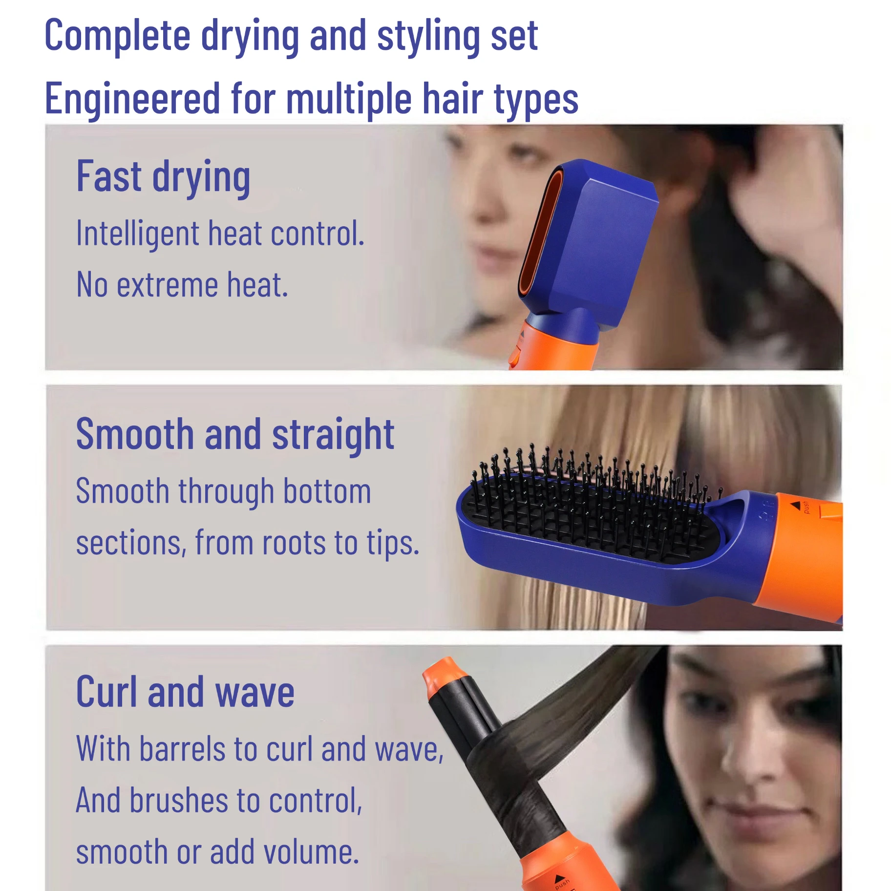 6-in-1 Hair Dryer, Curler & Styler Set - view 4