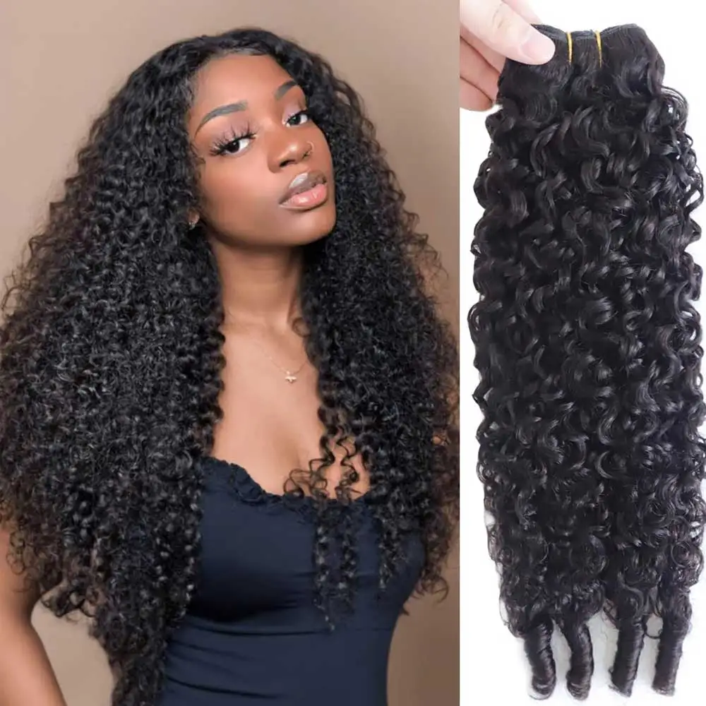 Raw Burmese Curly Hair Bundles - 32 Inch, 3-Pack