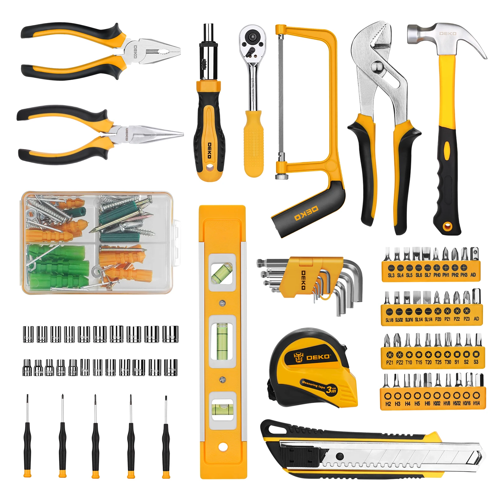 228-Piece Home Mechanic Socket and Wrench Tool Set - view 4
