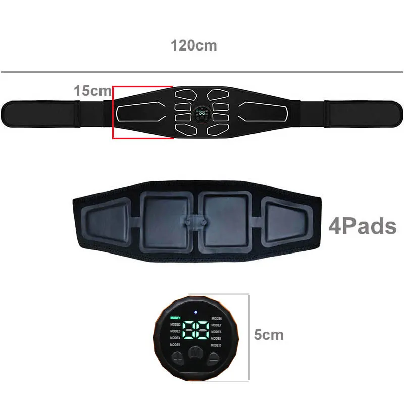 EMS Ab Toning Belt & Core Muscle Stimulator - view 2