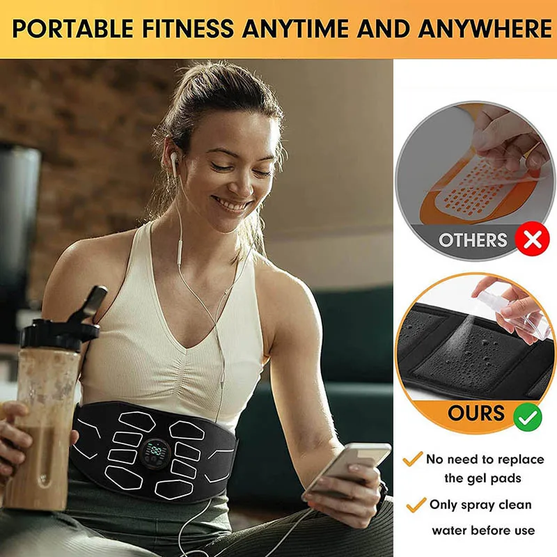 EMS Ab Toning Belt & Core Muscle Stimulator - view 3