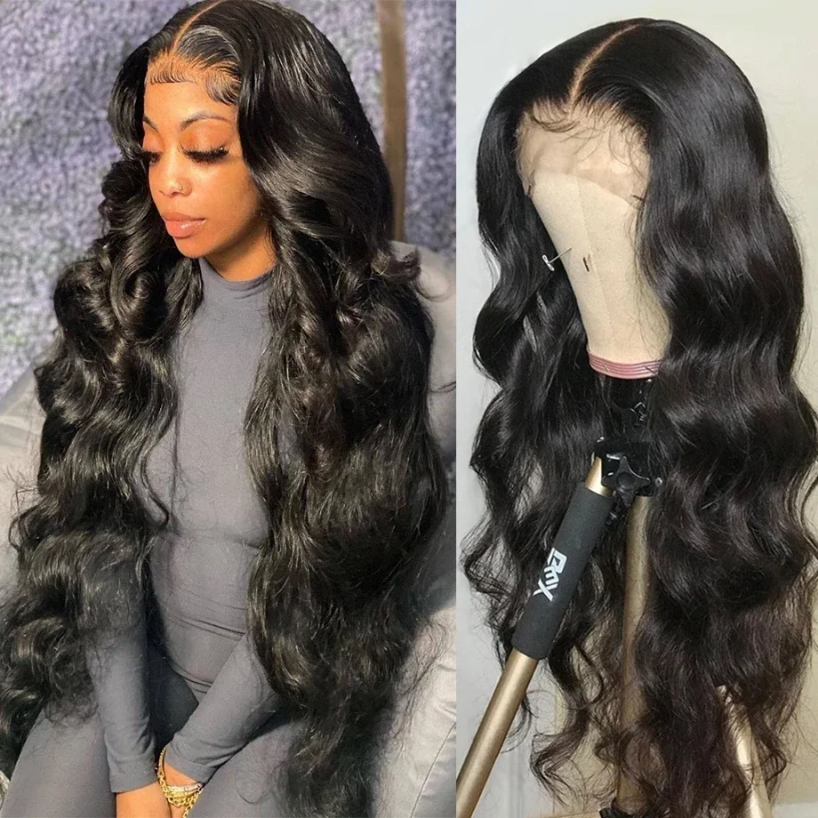 Body Wave HD Lace Front Wig - Human Hair, 200 Density