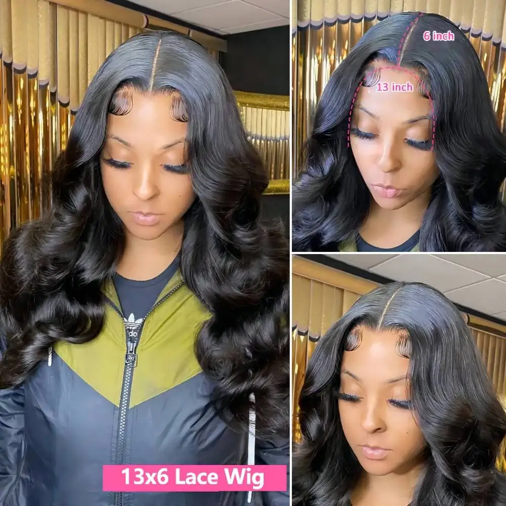 Body Wave HD Lace Front Wig - Human Hair, 200 Density - view 3