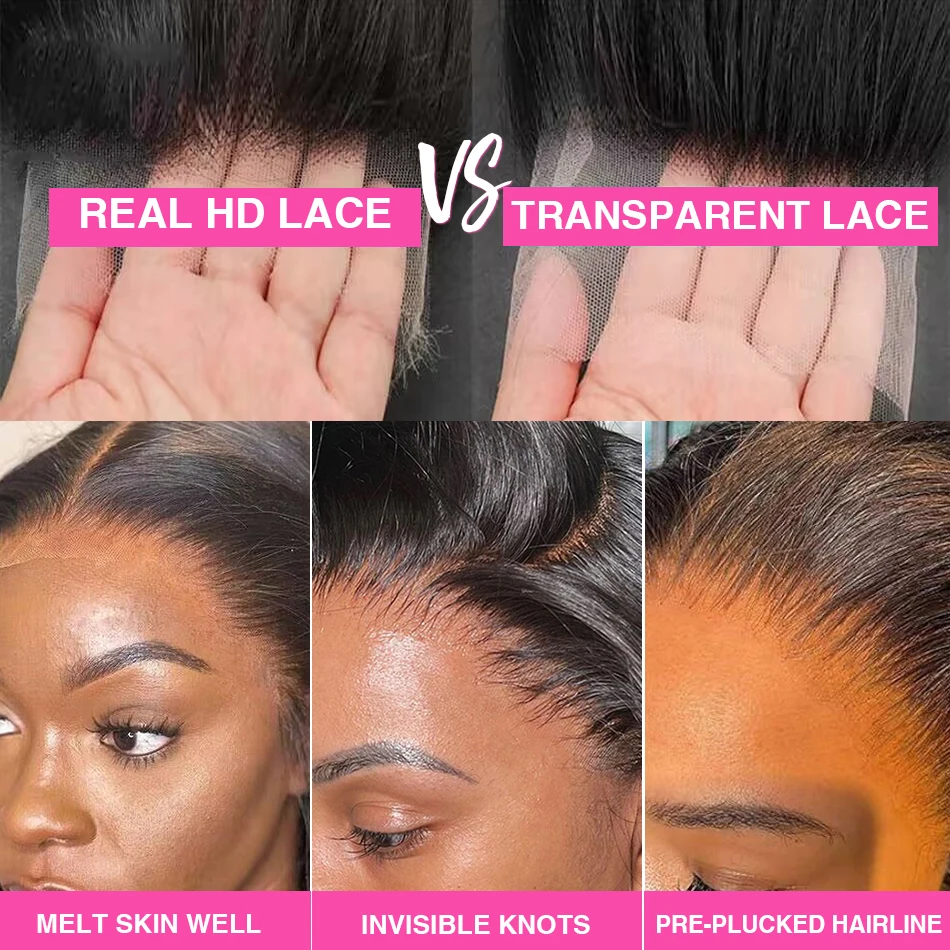 Body Wave HD Lace Front Wig - Human Hair, 200 Density - view 4