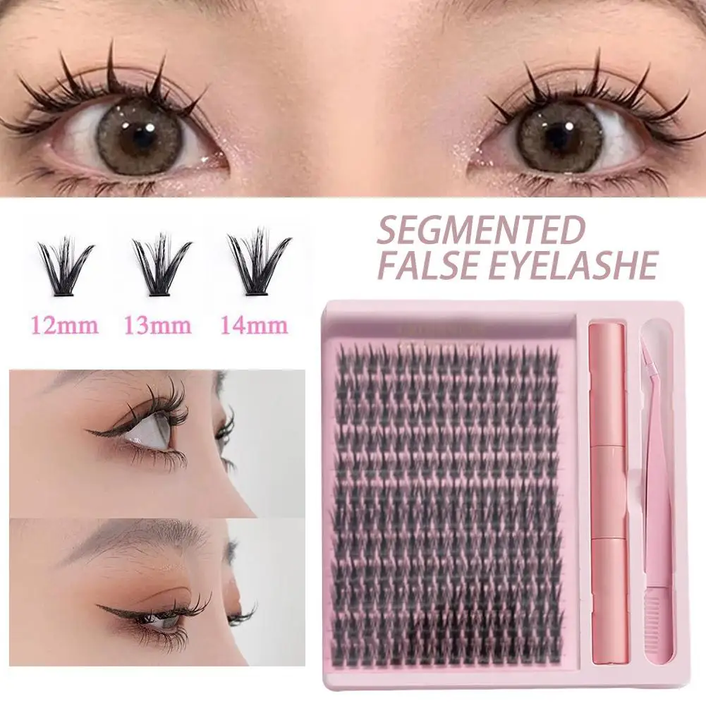 DIY Lash Cluster Extension Kit with Bond & Tweezers