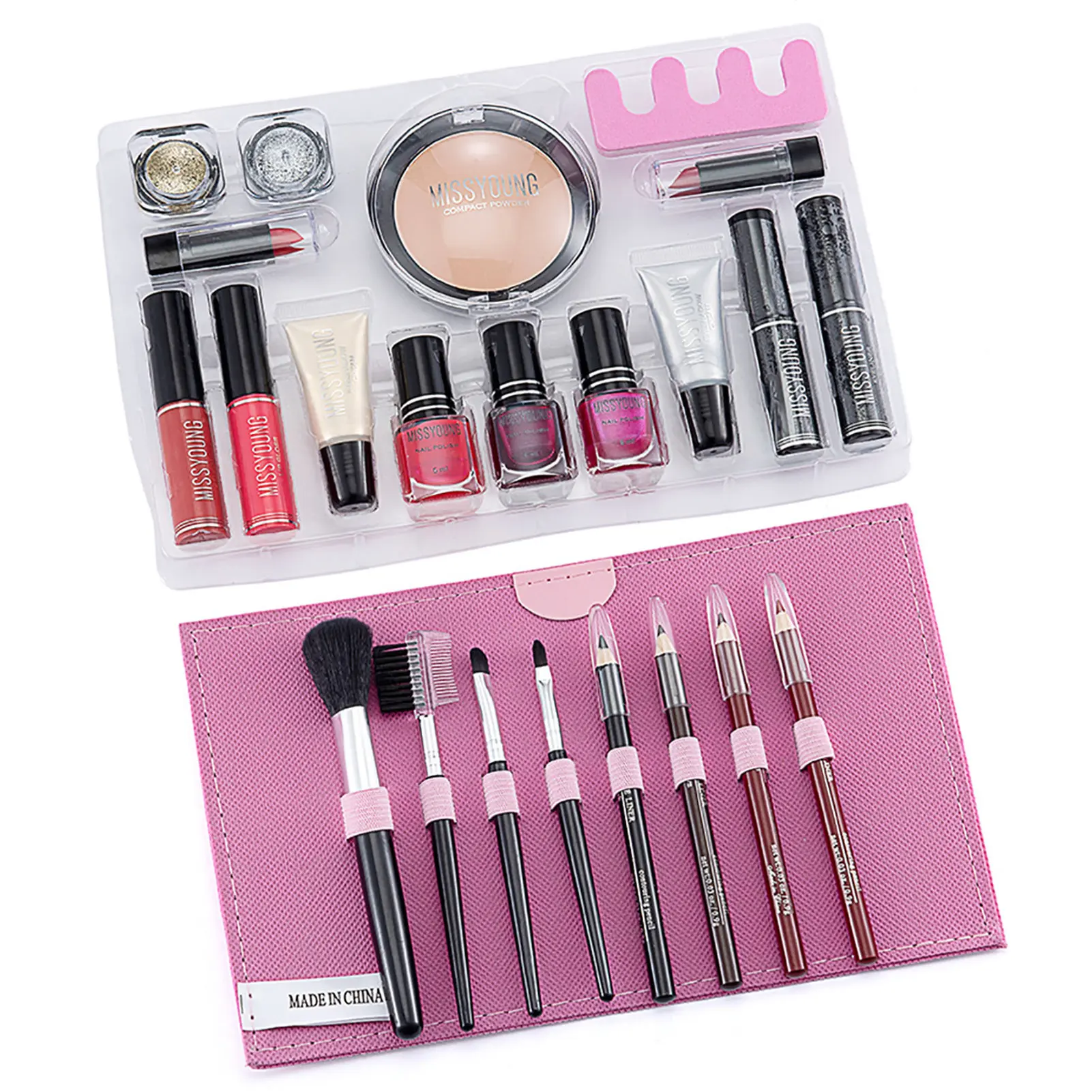 Complete Makeup Starter Kit with Clear Storage Case - view 5