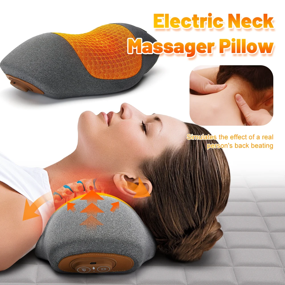 Heated Vibrating Neck Massage Pillow - view 2