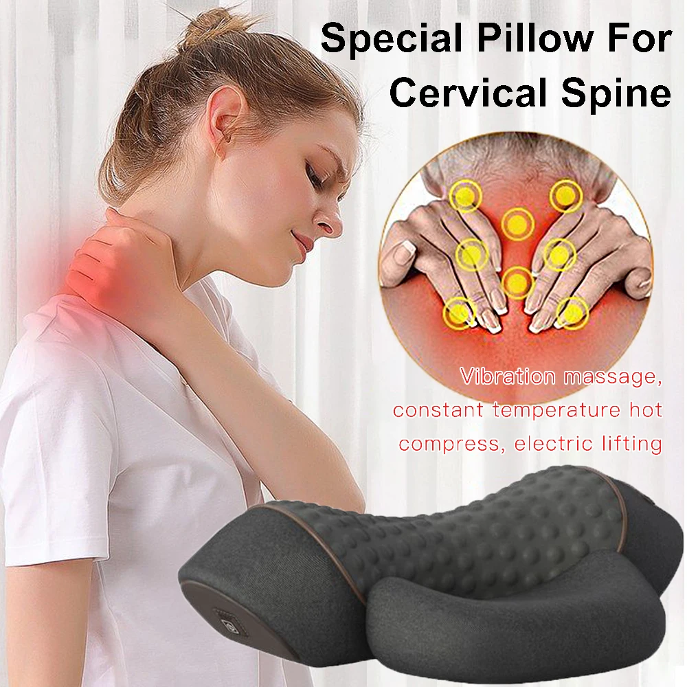 Heated Vibrating Neck Massage Pillow - view 3