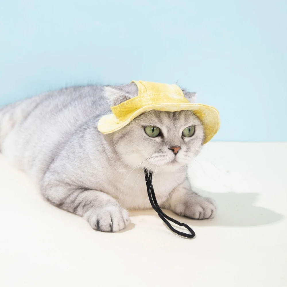 Adjustable Pet Baseball Cap with Ear Holes - view 2