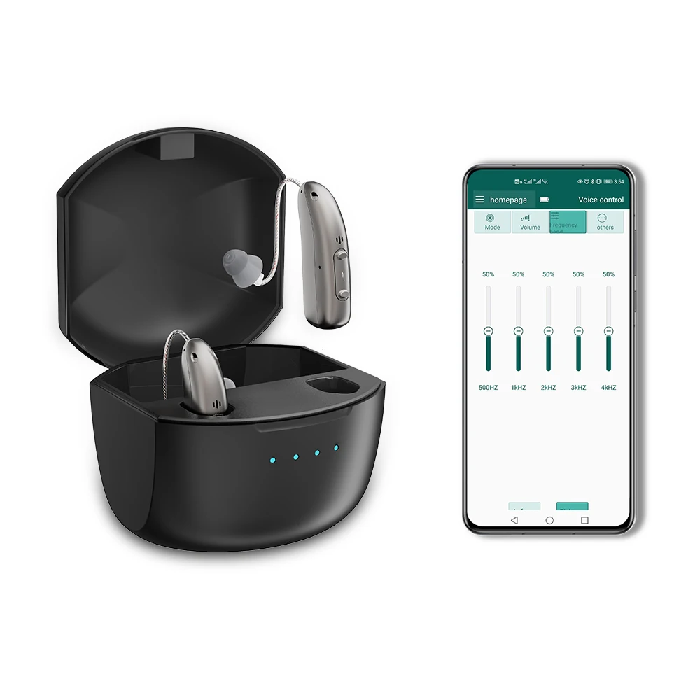 Rechargeable Behind-the-Ear Personal Sound Amplifier