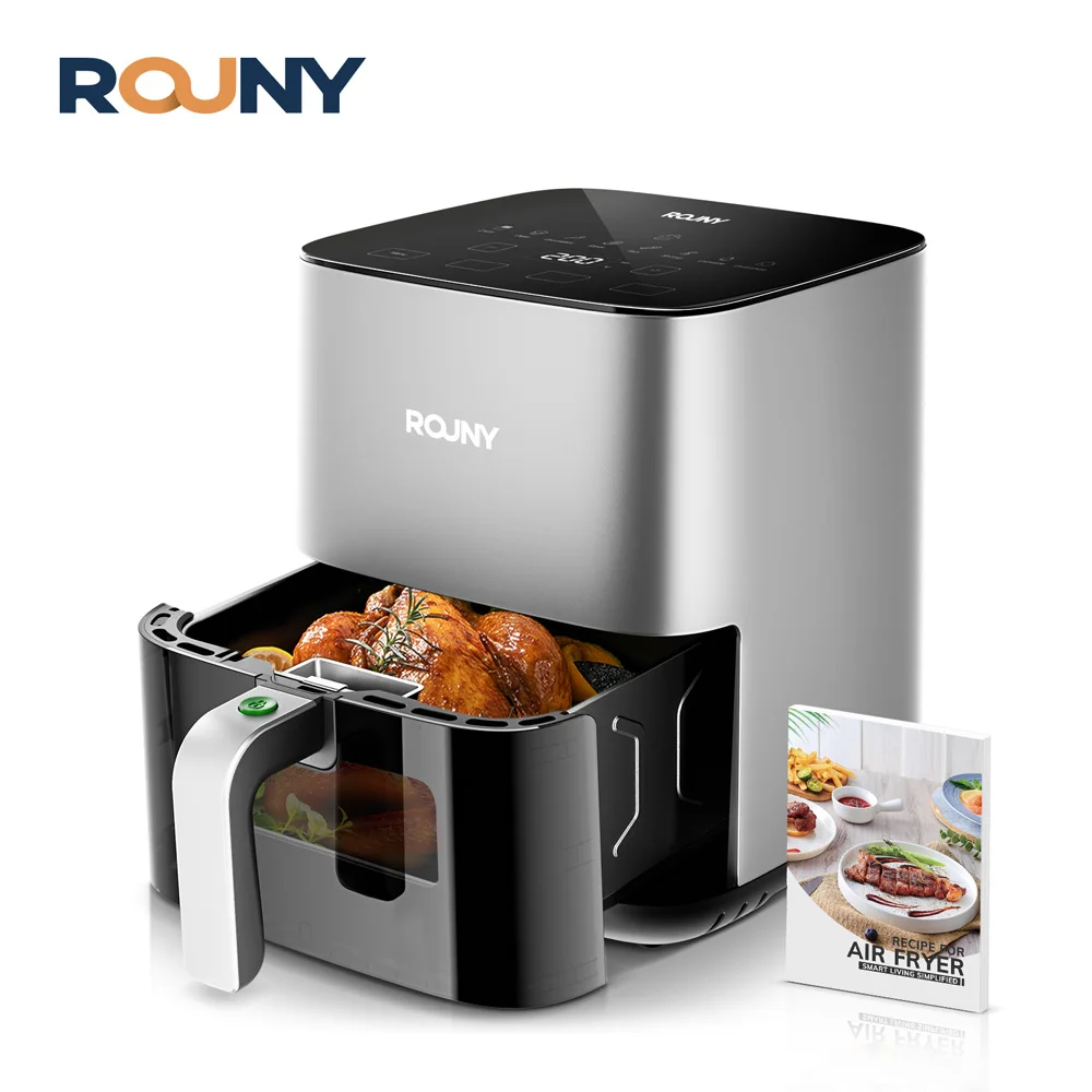 5-Quart Air Fryer with Viewing Window & Touch Controls