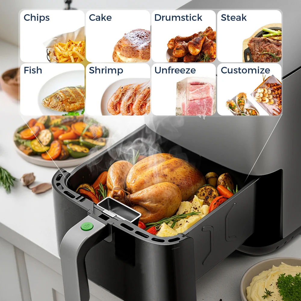 5-Quart Air Fryer with Viewing Window & Touch Controls - view 3