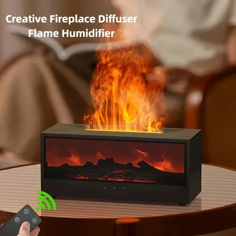 3D Flame Essential Oil Diffuser & Humidifier