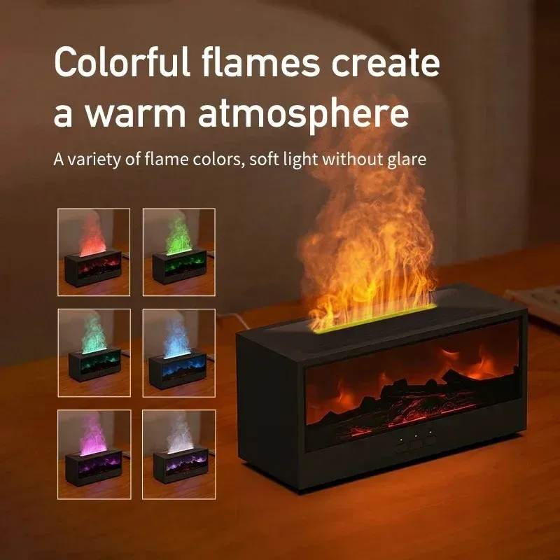 3D Flame Essential Oil Diffuser & Humidifier - view 2