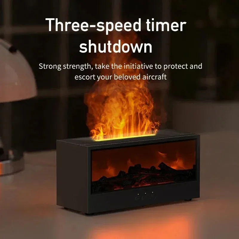 3D Flame Essential Oil Diffuser & Humidifier - view 3