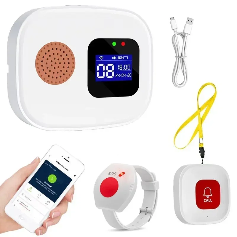 WiFi Emergency Call Button System for Seniors and Caregivers