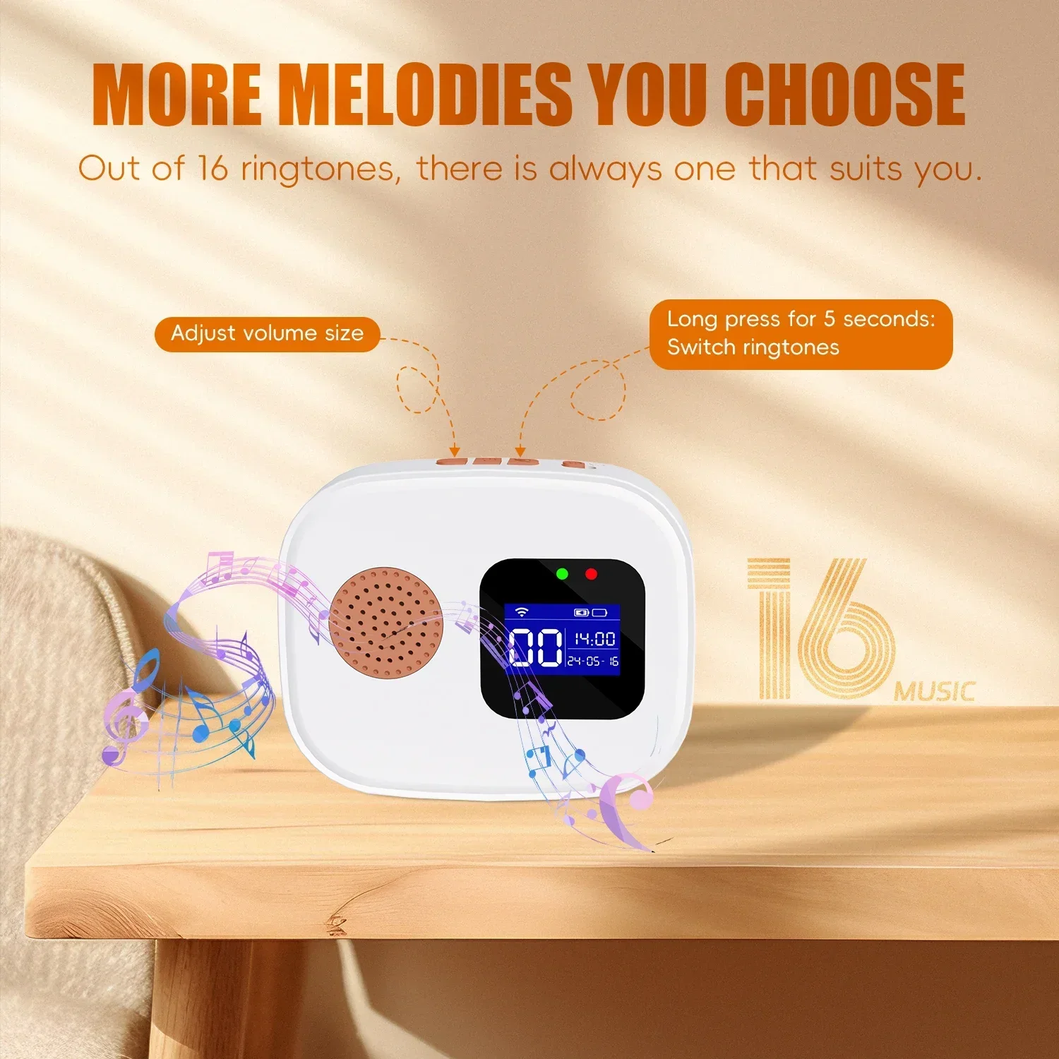 WiFi Emergency Call Button System for Seniors and Caregivers - view 5