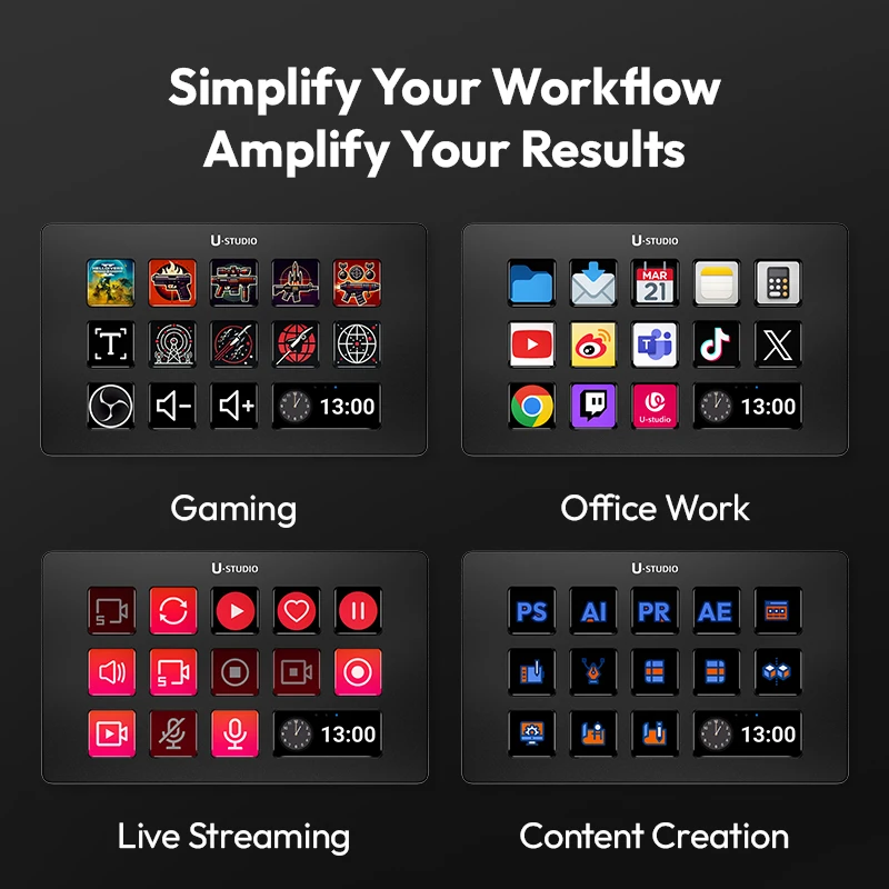 Ulanzi D200 13-Key Stream Deck Controller - view 2