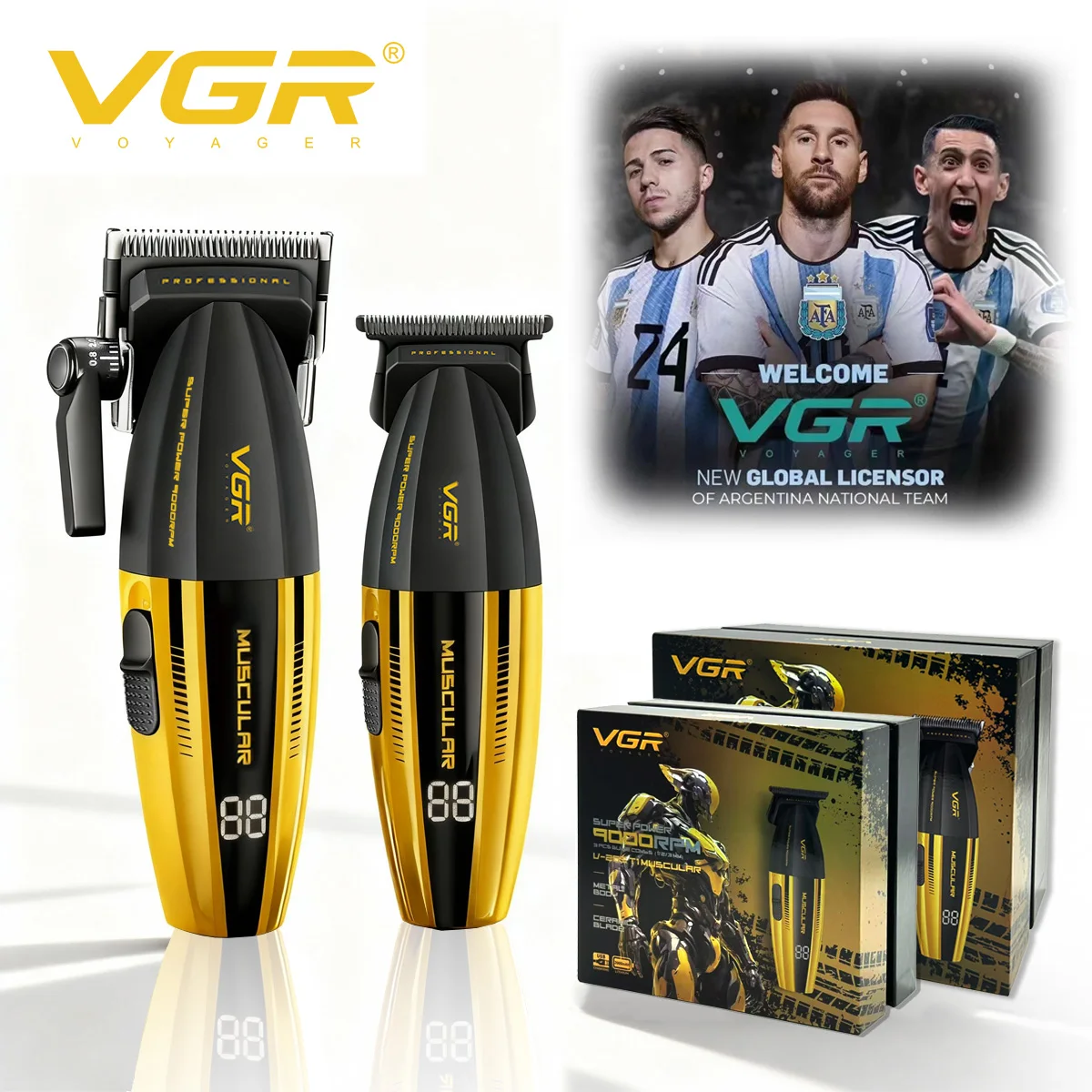 Professional Cordless Hair Clipper for Men - view 2