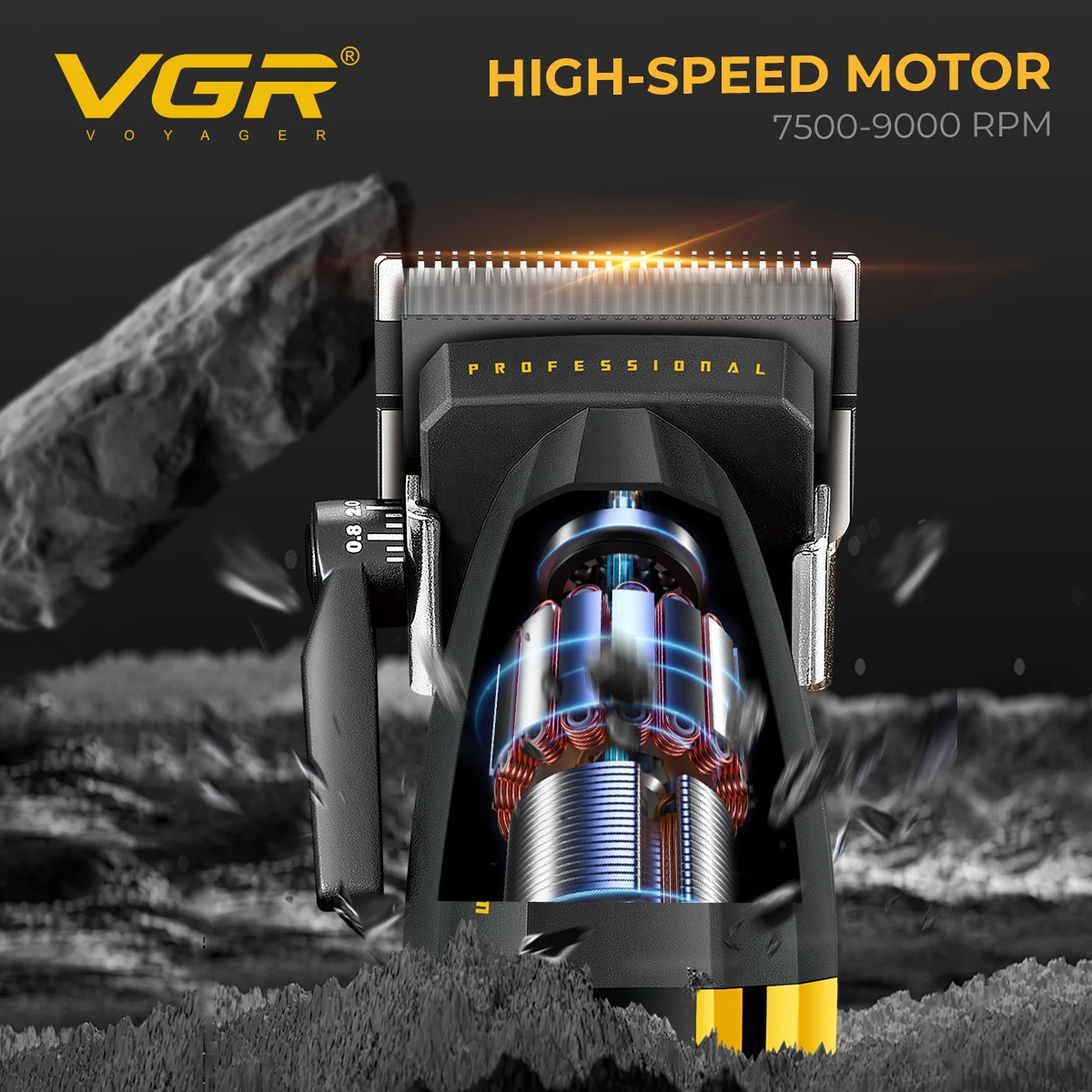 Professional Cordless Hair Clipper for Men - view 3